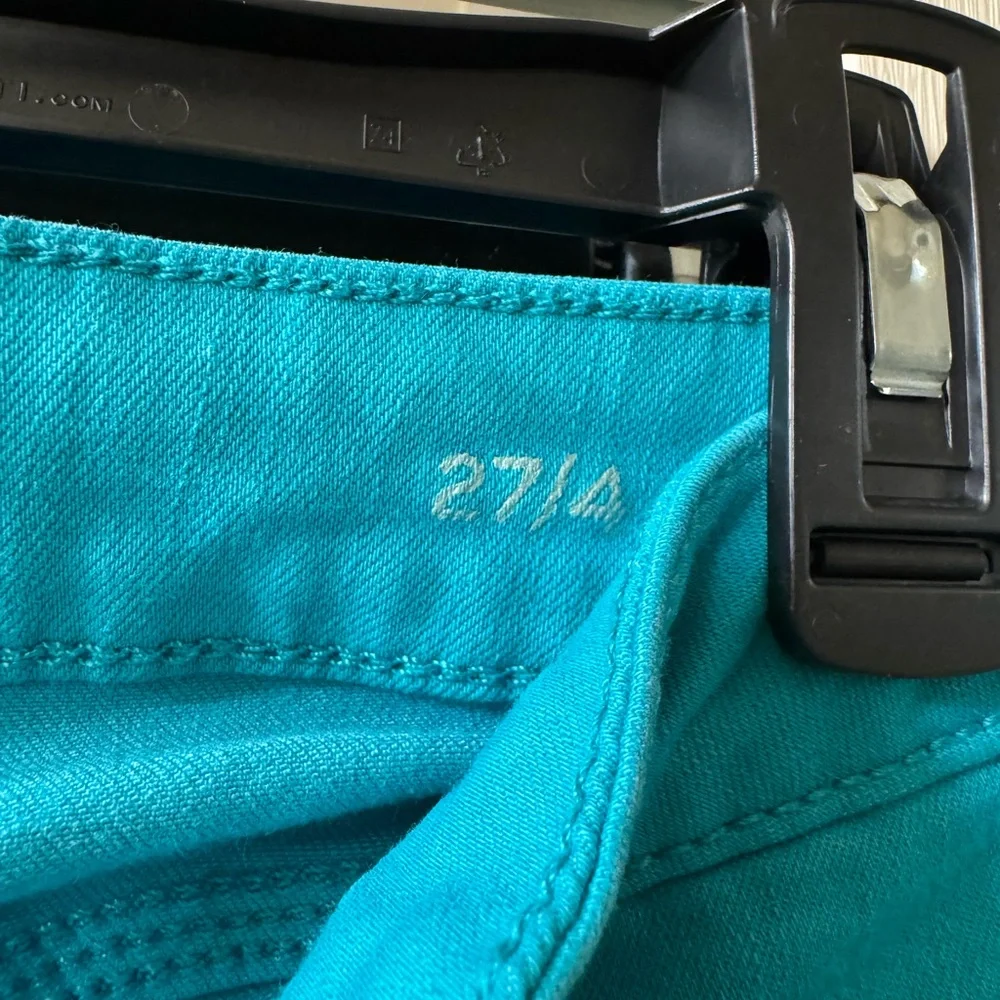 TWO PAIR!! STYLUS Women's Vibrant turquoise Jeans and red d.jeans bundle - Picture 6 of 9